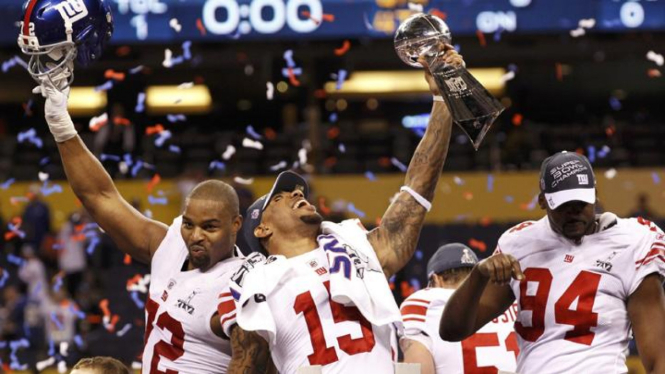 Tim NFL New York Giants menang di Super Bowl