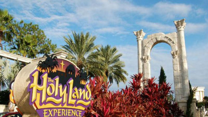 Taman bermain Holy Land Experience di Orlando