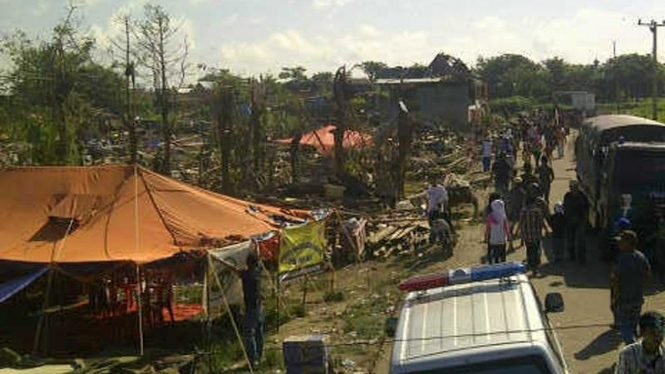 Angin Puting Beliung Yang Menerjang Sidrap