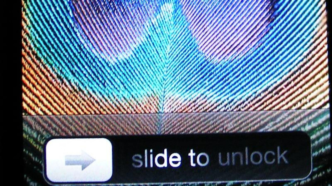 Fitur "Slide-To-Unlock" di iPhone