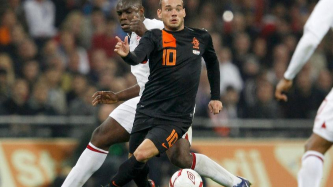 Gelandang timnas Belanda, Wesley Sneijder