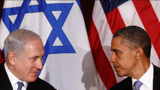 PM Israel Benjamin Netanyahu dan Presiden AS Barack Obama