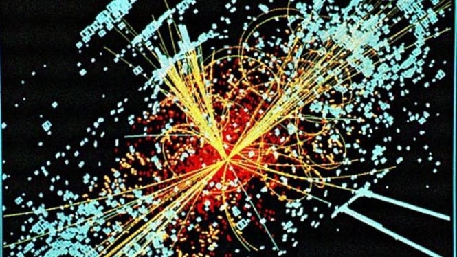 Simulasi partikel Higgs boson