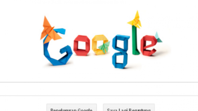 Doodle Google memperingati kelahiran Akira Yoshizawa
