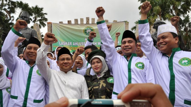 Laskar Aswaja lakukan apel