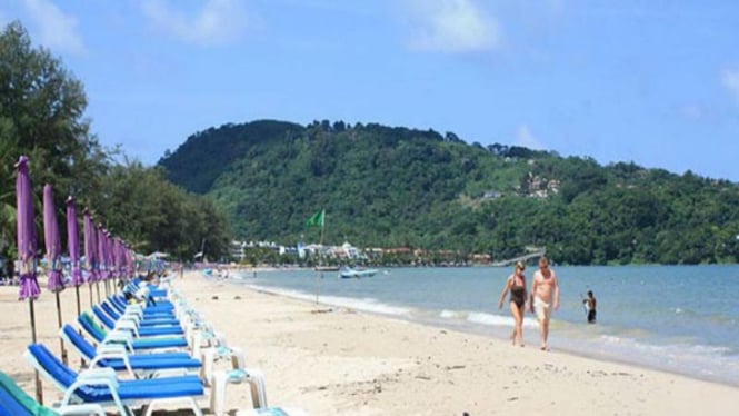 Pantai Patong di Thailand