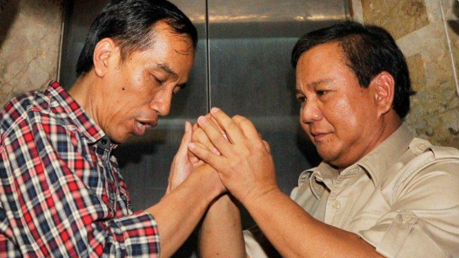 Joko Widodo dan Prabowo Subianto 
