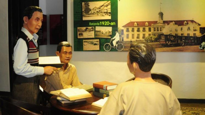 Diorama di Museum Sumpah Pemuda di Jalan Kramat Raya no 106 Jakarta