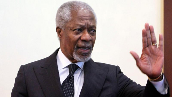 Mantan sekjen PBB, Kofi Annan