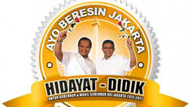 Slogan Hidayat Nur Wahid dan Didik J Rachbini