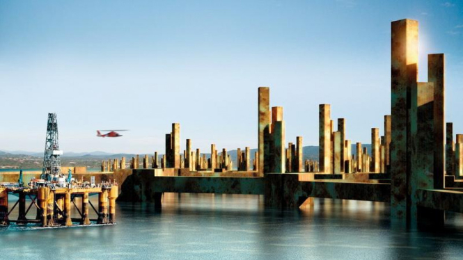 Model kota futuristik di Australia pada 2050 dan sesudahnya