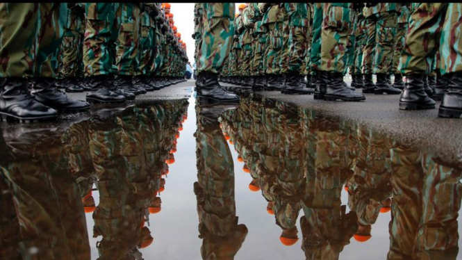 Gladi Bersih HUT TNI AU Ke-66 di Halim Perdanakusuma