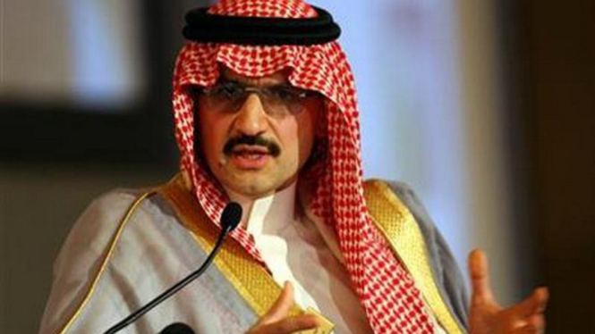 Pangeran Alwaleed bin Talal, salah seorang konglomerat Saudi yang ditahan karena korupsi dan akhirnya dibebaskan. 