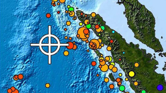 Peta Gempa Aceh 8.5 SR