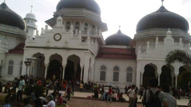 Kepanikan gempa di Banda Aceh