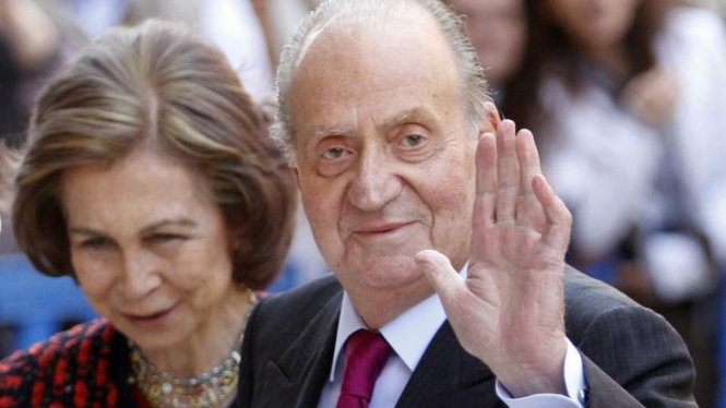 Raja Spanyol Juan Carlos dan istrinya Ratu Sofia