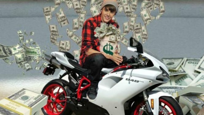 Ducati Superbike 848 Evo milik Justin Bieber