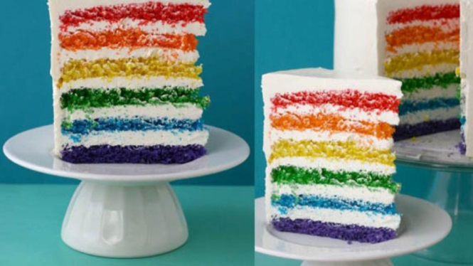 rainbow cake