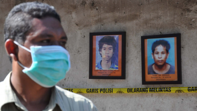 Foto dua TKI yang diduga jadi korban jual beli organ tubuh di Malaysia