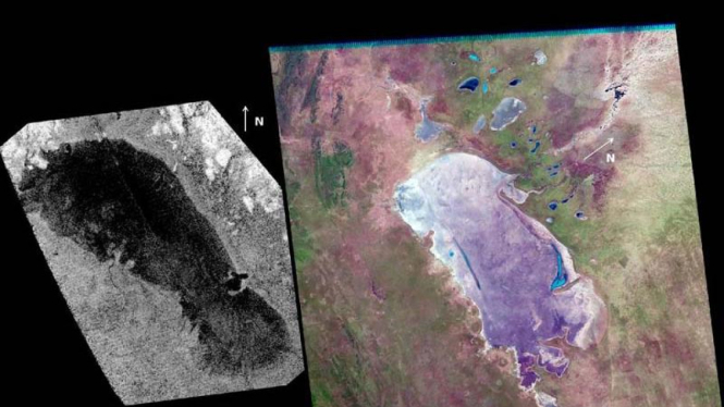 Danau di Satelit Saturnus Mirip dengan Afrika