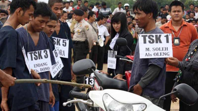 Reka ulang pembunuhan mahasiswi UIN