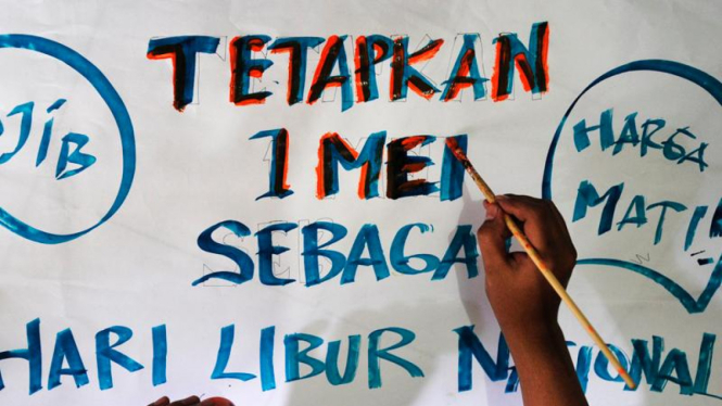 Ilustrasi Demo Hari Buruh