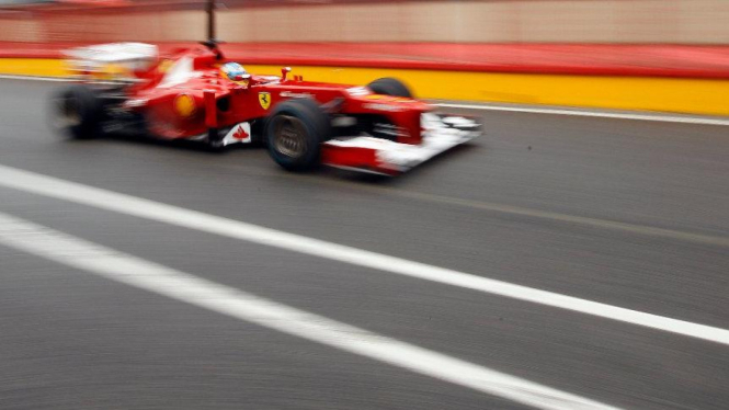 Pembalap Ferrari, Fernando Alonso, jalani tes di Mugello