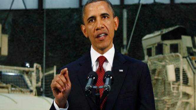 Presiden AS Barack Obama berpidato di Bagram Afganistan