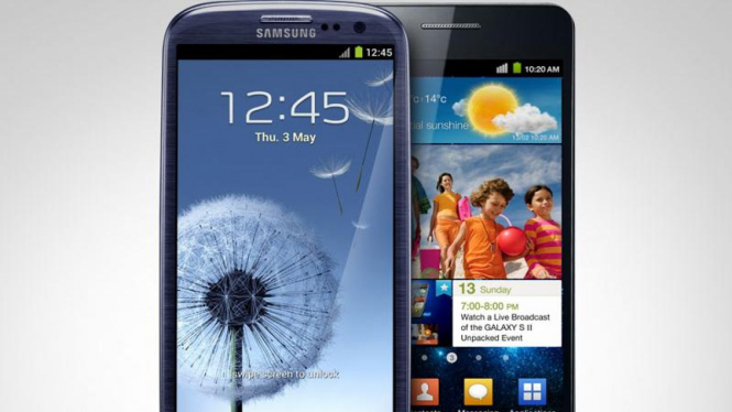 Perbandingan Samsung Galaxy SIII dan SII