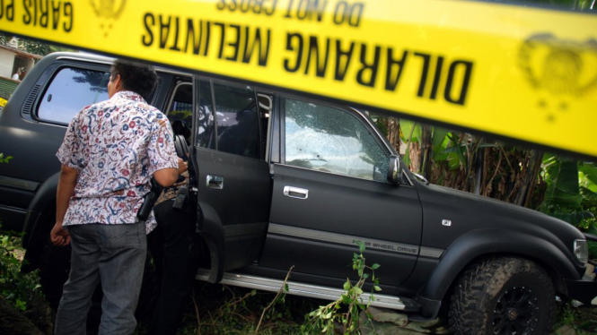 Lokasi orang yang naik Land Cruiser ditembaki di Bandung