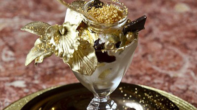 Es krim termahal di dunia dari emas