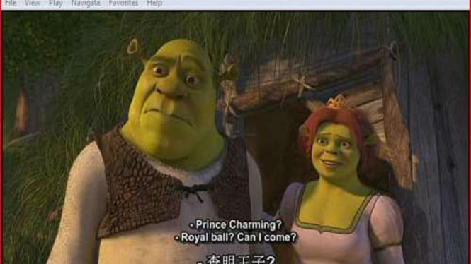 subtitle film Shrek