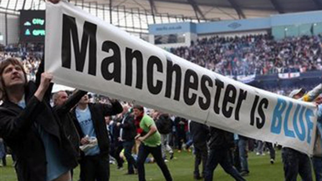 Fans Manchester City siap gelar pesta