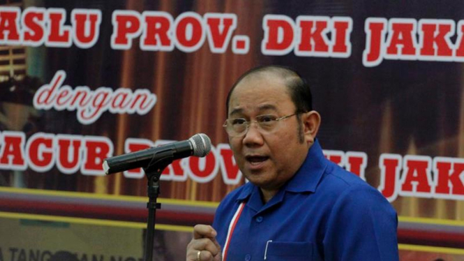 Nachrowi Ramli, Calon Wakil Gubernur DKI Jakarta di Polda Metro