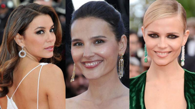 cannes red carpet- drop earing 2