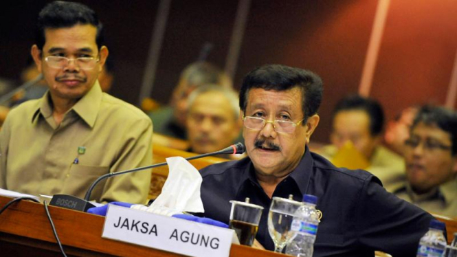Jaksa Agung Basrief Arief Rapat Kerja Dengan DPR