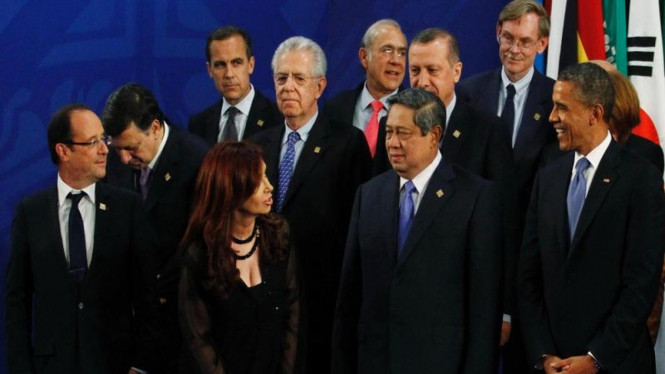 Presiden Yudhoyono menghadiri KTT G20 di Los Cabos Meksiko