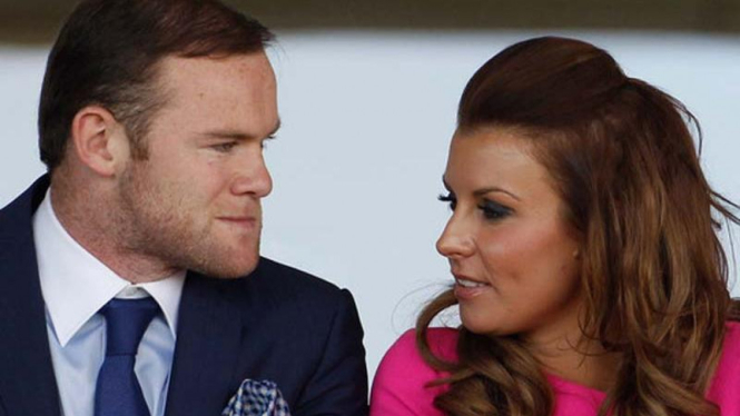 Wayne Rooney dan istri, Coleen