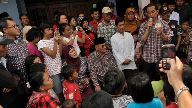 Jokowi Kampanye di Lubang Buaya