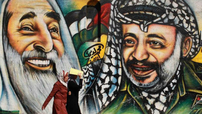 Pemimpin Palestina Yasser Arafat