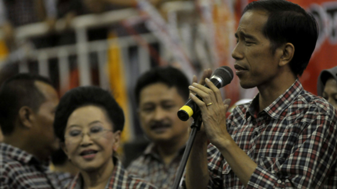 Jokowi di Gor Ciracas