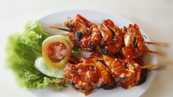 Udang Bakar Madu Mang Engking