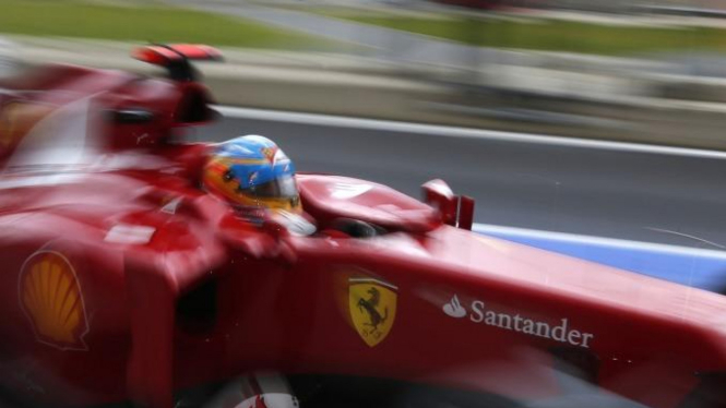 Fernando Alonso di Grand Prix Inggris