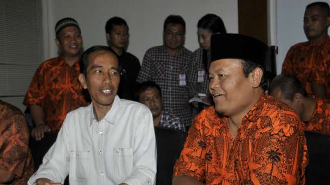 Jokowi dan Hidayat Nur Wahid.