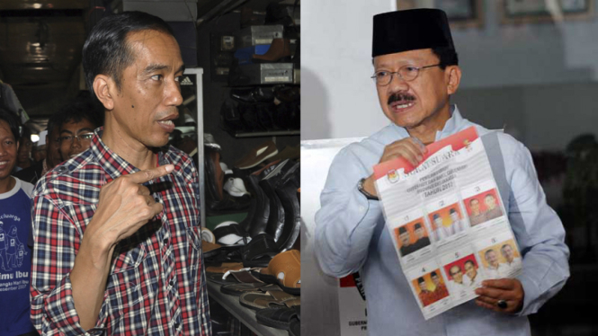 Joko Widodo dan Fauzi Bowo