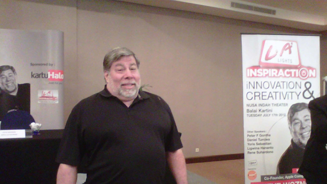 Steve Wozniak di Hotel JW Marriott, Senin 16 Juli 2012