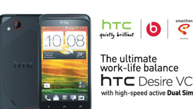 Smartfren Luncurkan Bundling HTC Desire VC 