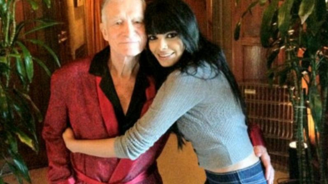 Hugh Hefner dan Sherlyn Chopra