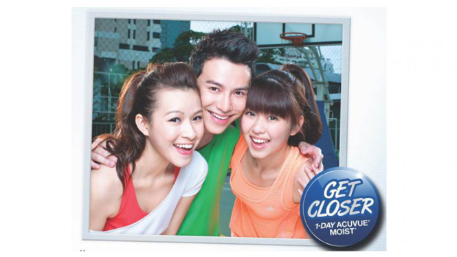Fun With 1•Day ACUVUE® MOIST® For Astigmatism (untuk mata silinder)  