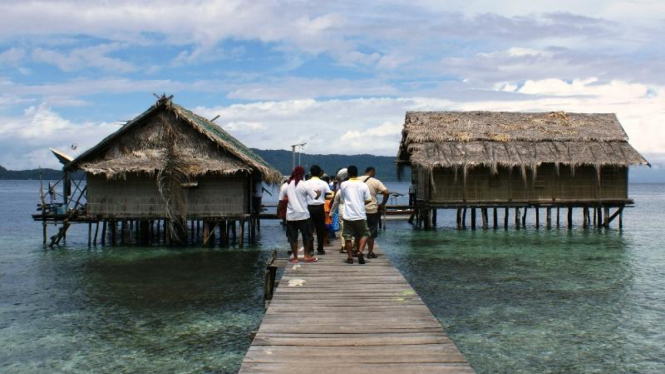 Homestay di Sawinggrai Raja Ampat